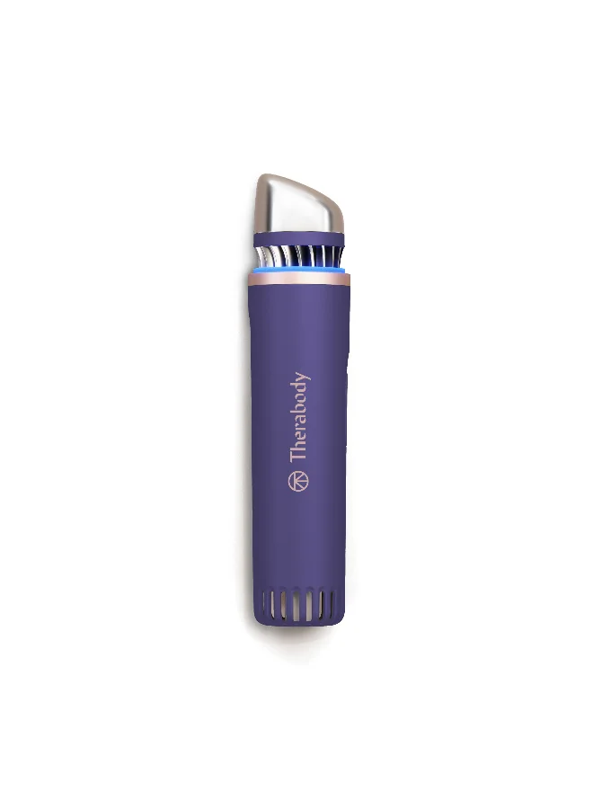 Therabody Therabody TheraFace Depuffing Wand – Cold and Heat Skincare Treatment to depuff and Glow; Beauty Wand, face Roller and Eye Massager for Dark Circles and Radiant Skin - Indigo